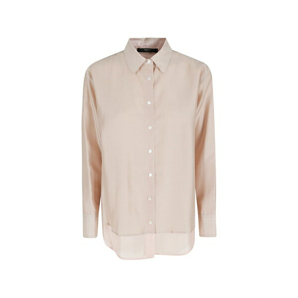 セブンティ レディース プルオーバー トップス Layered-design shirt Neutrals