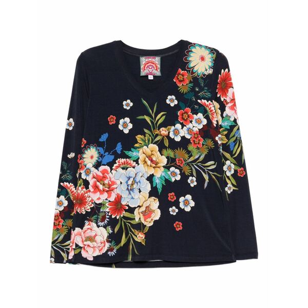 ジョニーワズ レディース プルオーバー トップス Janie long-sleeved t-shirt Blue