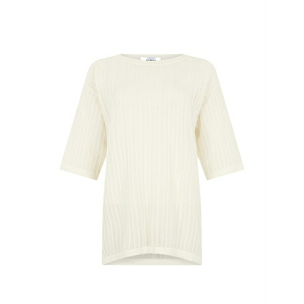 アルファス テューディオ レディース プルオーバー トップス Ribbed-knit top Neutrals