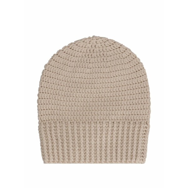 マロ レディース 鳥打ち帽 付属物 Crochet-knit beanie Neutrals