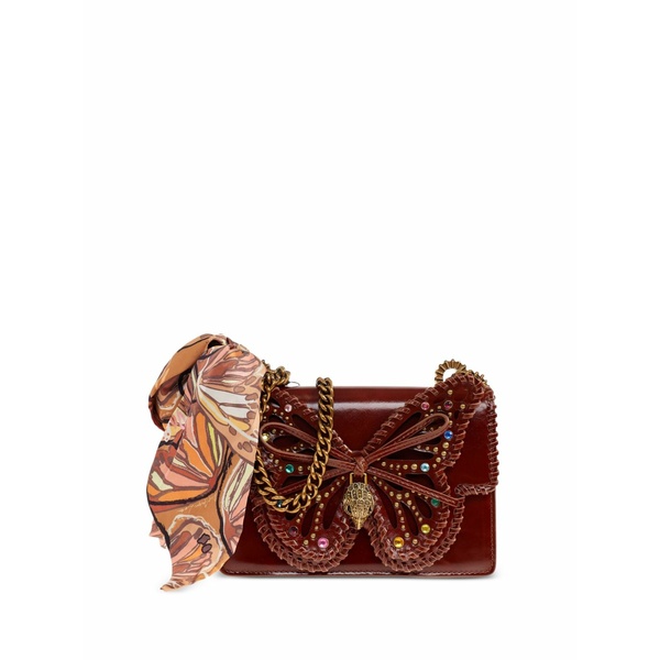 カートジェイガーロンドン レディース ショルダーバッグ バッグ Butterfly studded shoulder bag Brown