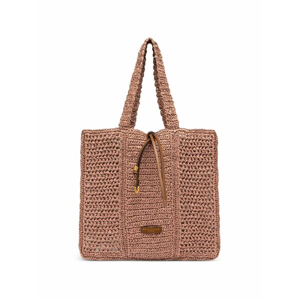 ジャンニ・キアリーニ レディース トートバッグ バッグ Nefeli crochet shopper bag Neutrals｜asty