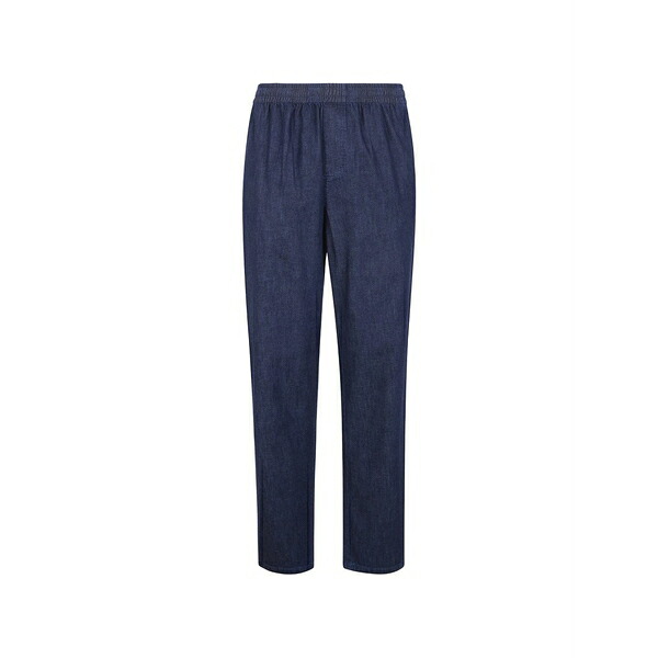 アスペジ メンズ ジーンズズボン下 ボトムス Elasticated trousers Blue
