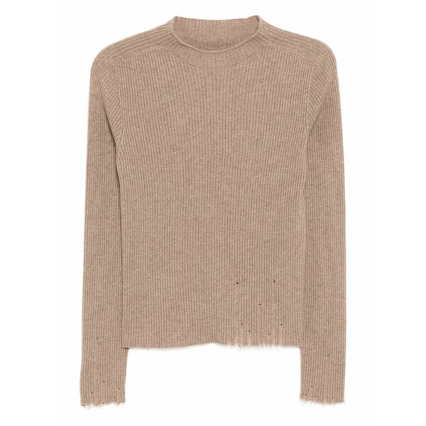 ユマ・一 レディース 編み物\u0026プルオーバー アウター Cashmere jumper Brown