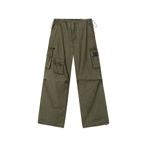 イズエ レディース 心地好いズボン下 ボトムス Cargo trousers Green