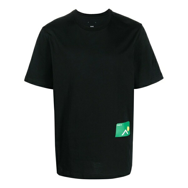 オーエーエムシー メンズ プルオーバー トップス Photograph-print short-sleeved t-shirt Black