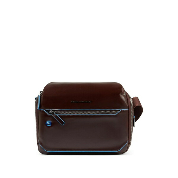 ピークアドロ  レディース ショルダーバッグ 御徒面子 Personalizable leather crossbody bag Brown