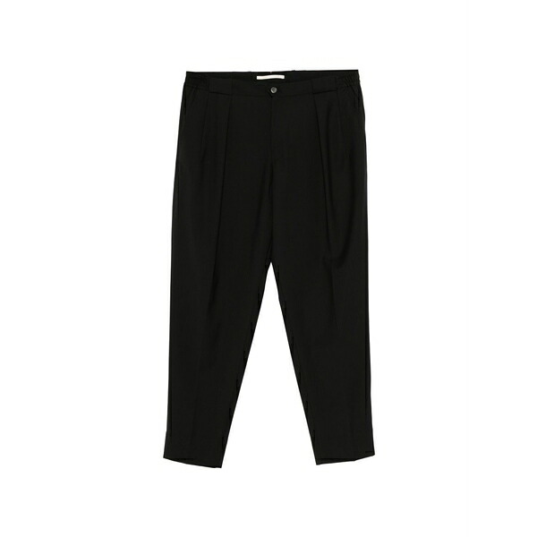 ブリ後押し 1949 メンズ 心地好いズボン下 ボトムス Pleated trousers Black