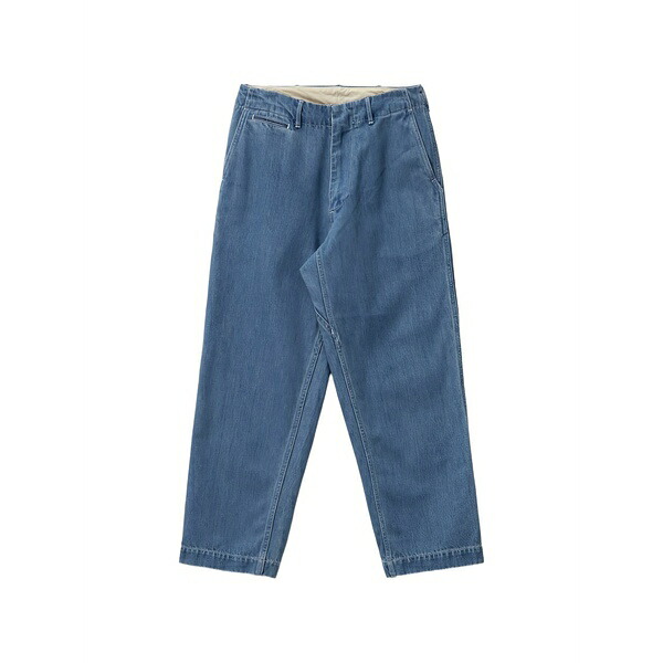 ナナミカ メンズ ジーンズズボン下 ボトムス Wide denim trousers Blue
