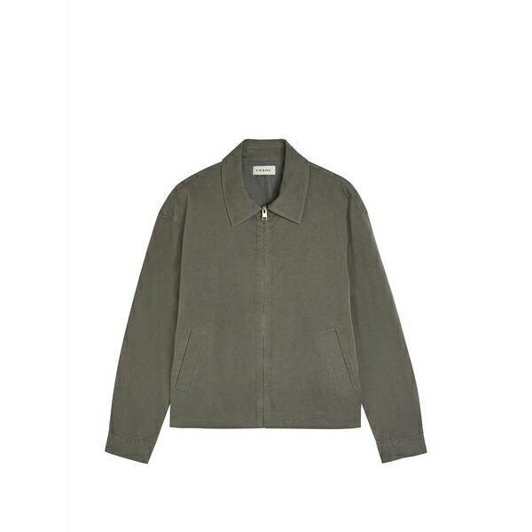 フレーム メンズ ジャケット＆ブルゾン アウター Zip pockets jacket Grey｜asty