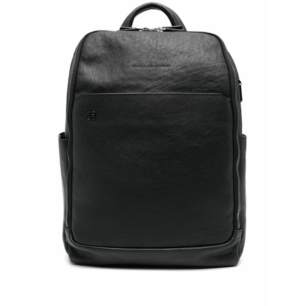 ピークアドロ  メンズ うしろ側容器に並べる・背嚢 御徒面子 Leather backpack Black