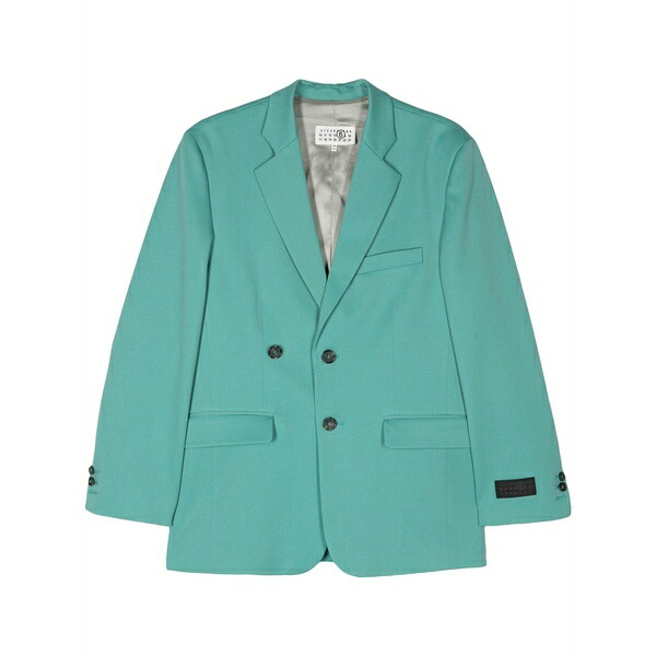 マルタンマルジェラ レディース 上衣＆上衣 アウター Double-breasted tailored blazer Blue