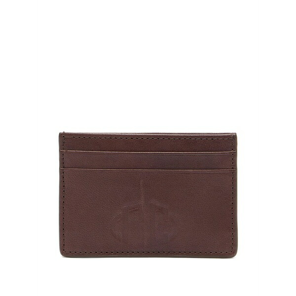 ロベルトカヴァリ メンズ 札入れ 付属物 Embossed leather cardholder Brown メンズ財布-バッグ・小物・ブランド雑貨