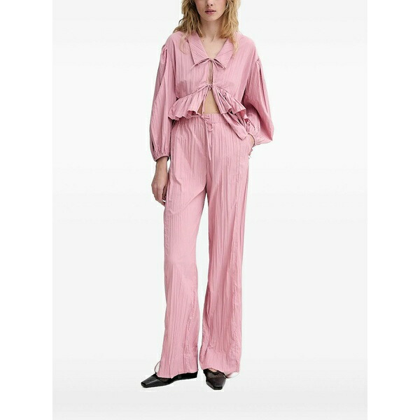 スティーヌ・ゴヤ レディース シャツ トップス Ruffled blouse Pink