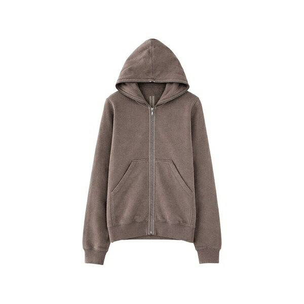 リックオウエンス メンズ パーカー・スウェットシャツ アウター Gimp zip hoodie Neutrals