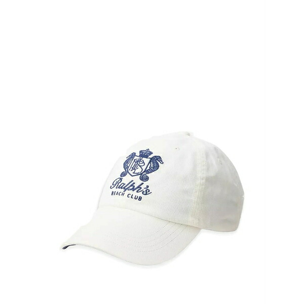 ラルフローレン メンズ かぶり笠 付属品 Embroidered baseball cap Neutrals