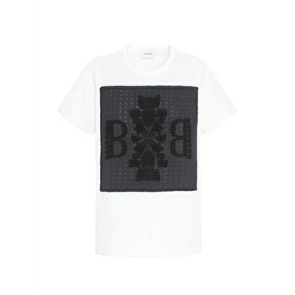 バリー レディース プルオーバー トップス Logo-patch t-shirt White