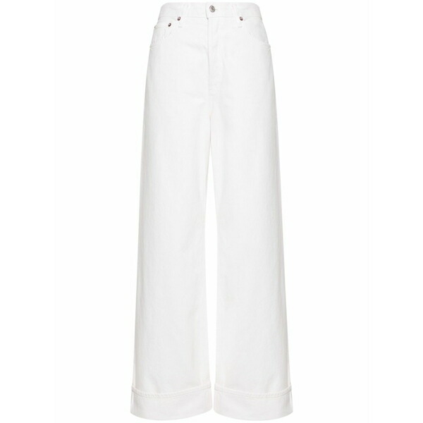 アゴルド レディース ジーンズズボン下 ボトムス Dame high-rise wide leg jeans Neutrals