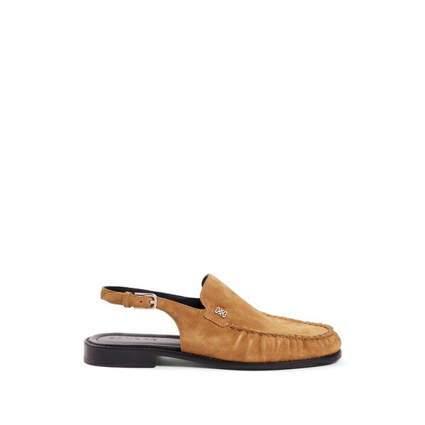 砂子ロ レディース スリッポン・ローファー シューズ Buckle suede loafers Neutrals
