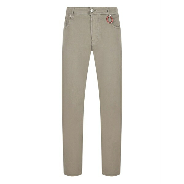 トラマロッサ メンズ ジーンズズボン下 ボトムス Metal-charm straight-leg jeans Green