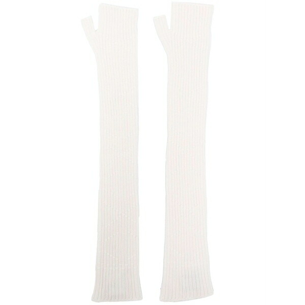 バリー レディース 手袋 アクセサリー Long fingerless cashmere gloves Neutrals