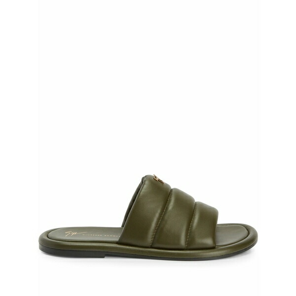 ジュゼッペザノッティ メンズ サンダル シューズ Harmande padded slides Green