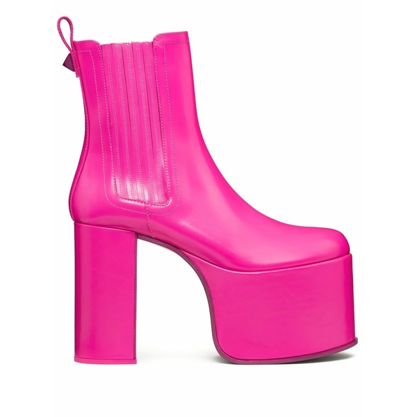 ヴァレンティノ ガラヴァーニ レディース ブーツ シューズ Club platform chelsea boots Pink｜asty