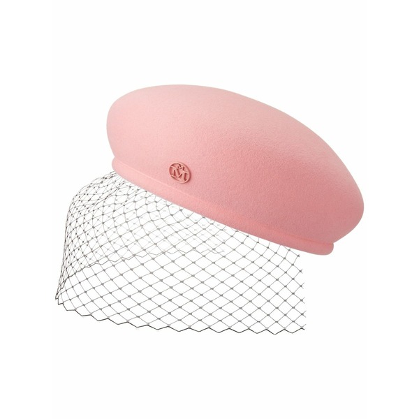 メゾンミッシェル  レディース 鳥打ち帽 付属物 New bonnie veil beret Pink