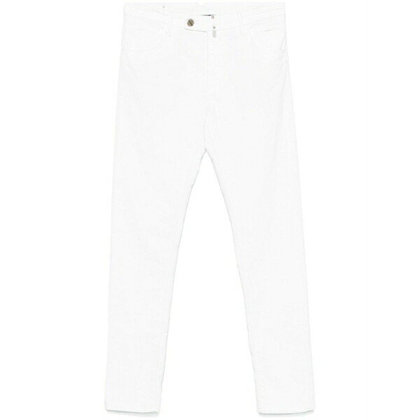 インコテックス メンズ 心地好いズボン下 ボトムス Corduroy trousers  White