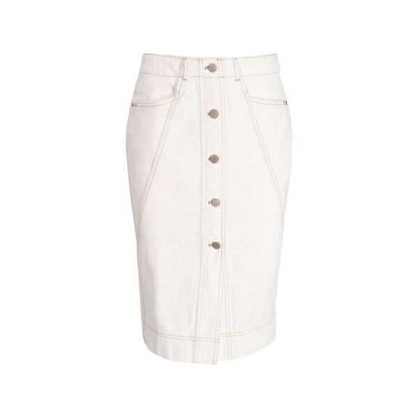 ボス レディース スカート ボトムス Button cotton skirt Neutrals|asty