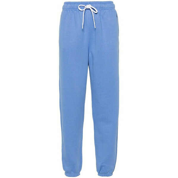 ラルフローレン レディース カジュアルパンツ ボトムス Polo pony-embroidered track trousers Blue