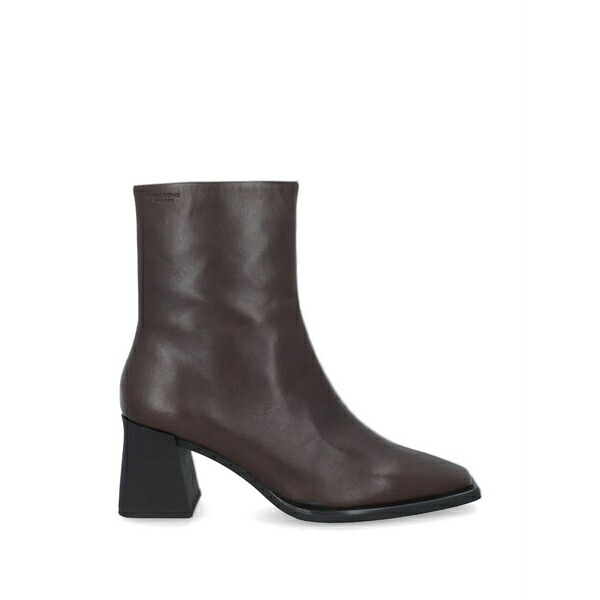 渡り者 レディース ブーツ シューズ Hedda square-toe boots Brown