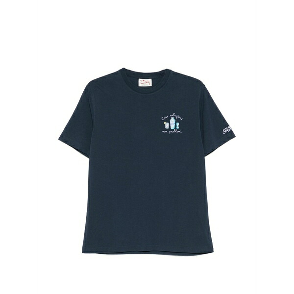 エムシーツーセイントバース メンズ プルオーバー トップス Portofino t-shirt Blue