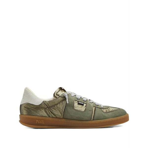 p448 レディース スニーカー シューズ Monza panelled sneakers Green|asty