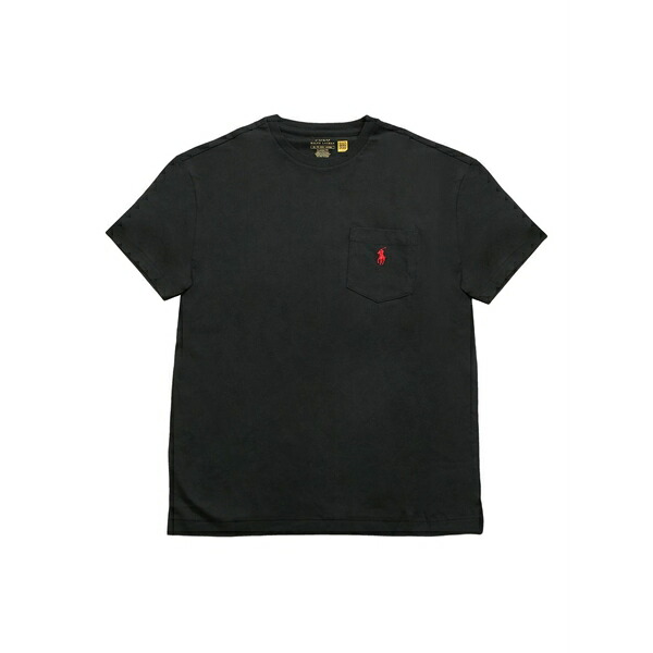 ラルフローレン メンズ ティーシャツ トップス Cotton t-shirt Black トップス-Tシャツ・カットソー