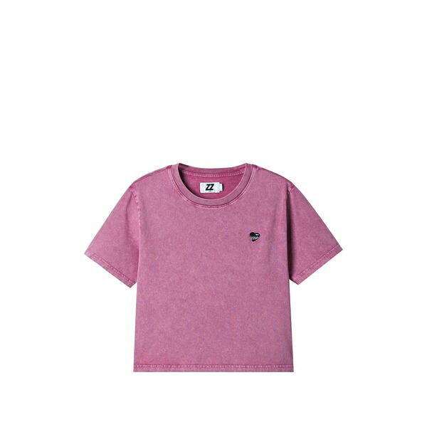 イズエ レディース Tシャツ トップス Patch t-shirt Pink|asty