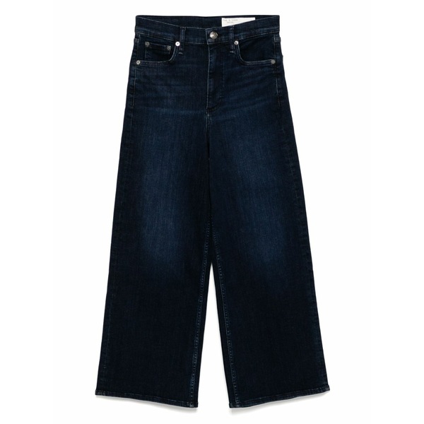 ラグアンドボーン レディース デニムパンツ ボトムス Wide-leg jeans Blue｜asty