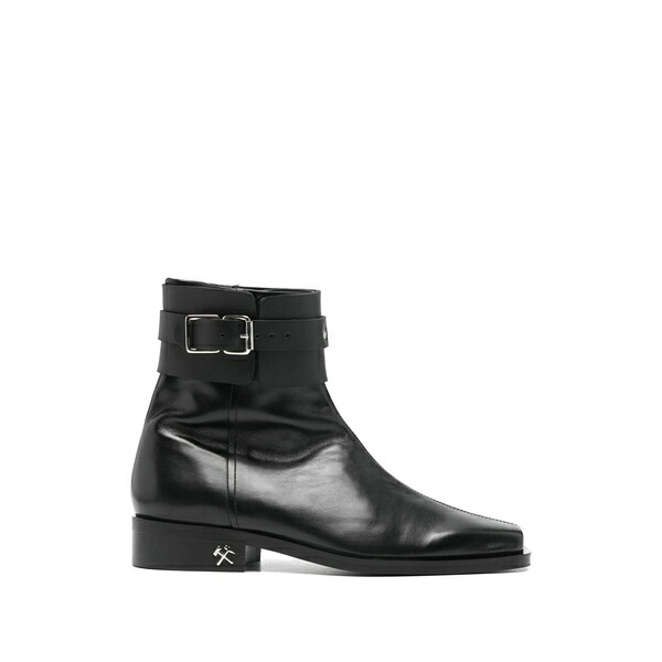 ゲーエムベーハー メンズ ブーツ シューズ Adem leather boots Black|asty