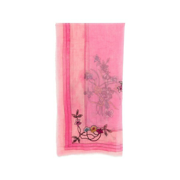 ファリエロ サルティ レディース 消音装置・袈裟・えり巻き 佩び物 Floral scarf Pink
