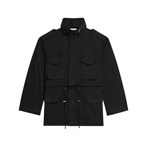 ヘルムート ラング メンズ ジャケット&ブルゾン アウター Convertible field jacket Black|asty
