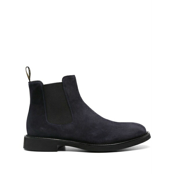 ドンカルズ メンズ ブーツ シューズ Almond-toe suede chelsea boots Blue