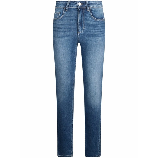 リュージョー レディース ジーンズズボン下 ボトムス Skinny rhinestone jeans Blue