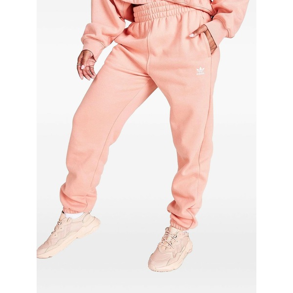 アディダス レディース 心地好いズボン下 ボトムス Elasticated-waistband track pants Pink