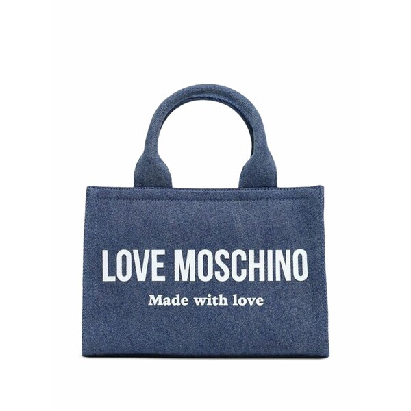 優しいこと モスキーノ レディース トートバッグ 御徒面子 Denim tote bag Blue トートバッグ-バッグ・小物・ブランド雑貨-レディースバッグ