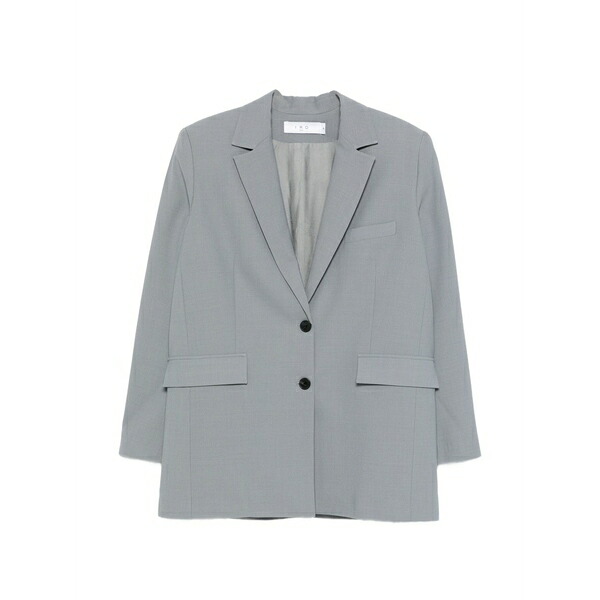 イロ レディース 上衣＆上衣 アウター Alapi button pocket blazer Grey