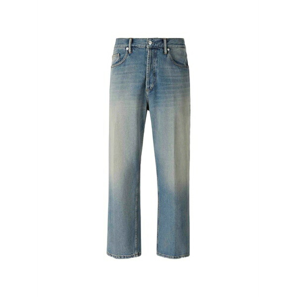 ナイン イン ザ モーニング メンズ デニムパンツ ボトムス Logo-patch jeans Blue｜asty