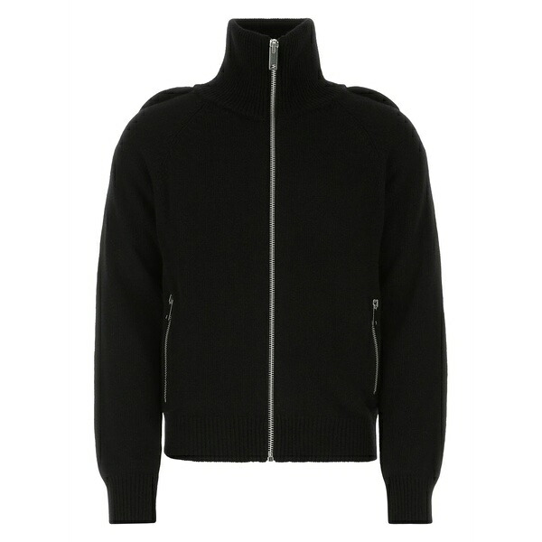 フォーティーンブロス メンズ 編み物\u0026プルオーバー アウター Virgin wool sweater Black