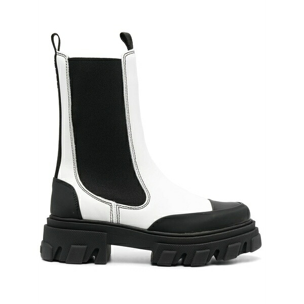 ガニー レディース ブーツ シューズ Chunky chelsea boots White