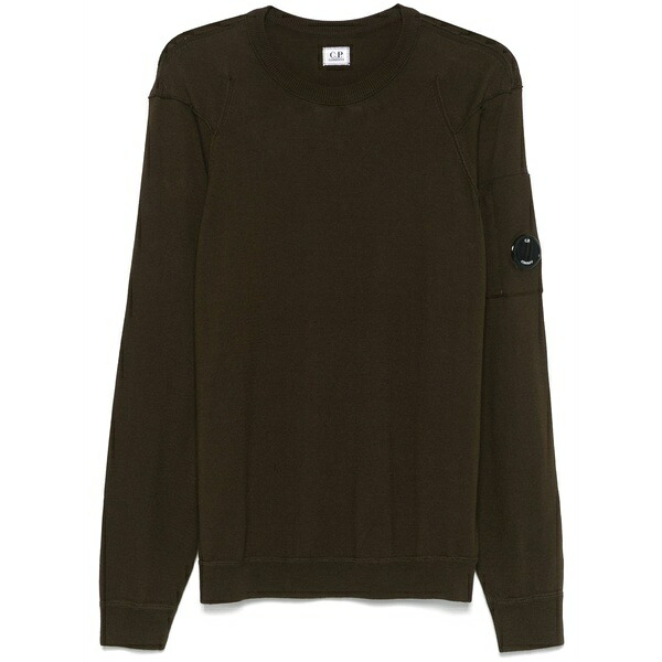 シーピーカンパニー メンズ ニット\u0026セーター アウター Lens-detail sweater Green