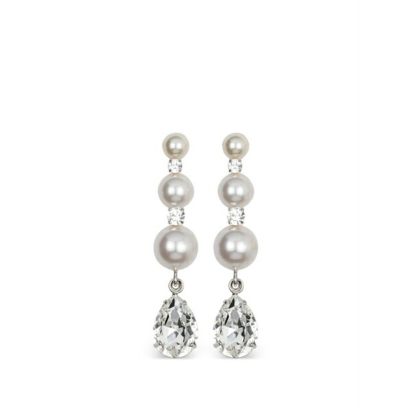 ジェニファーベア レディース ピアス&イヤリング アクセサリー Corisande crystal earrings Silver|asty